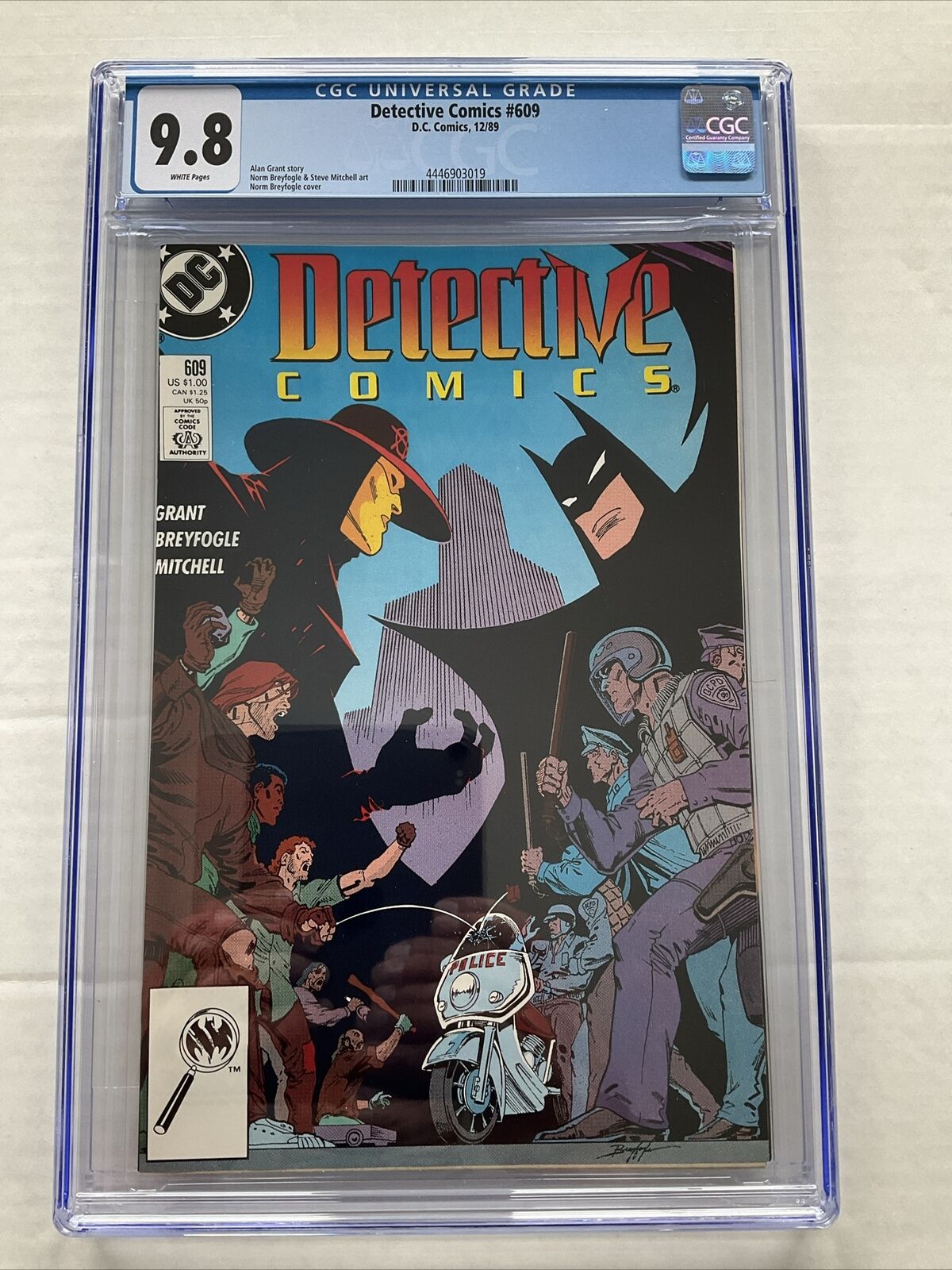 Detective Comics #609 CGC 9.8 (DC 1989) Batman vs AnarkyNot many 9.8s on census
