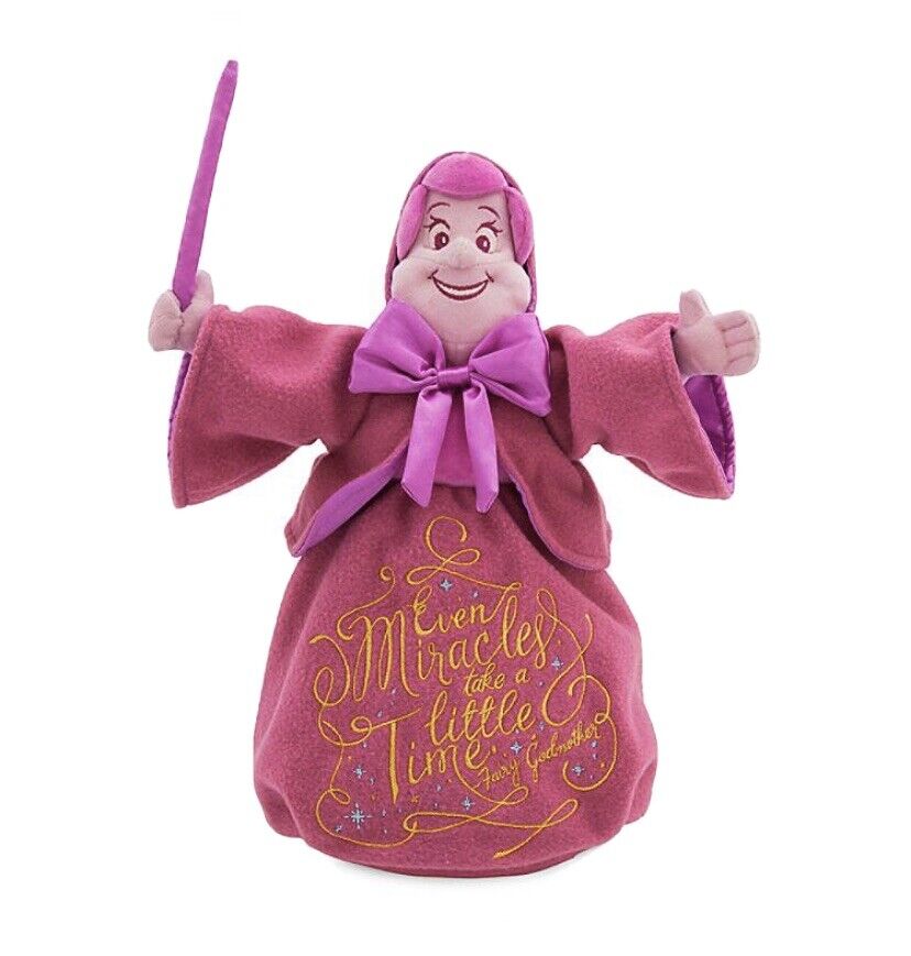 Disney Store Wisdom Collection Fairy Godmother Cinderella Limited Release Plush