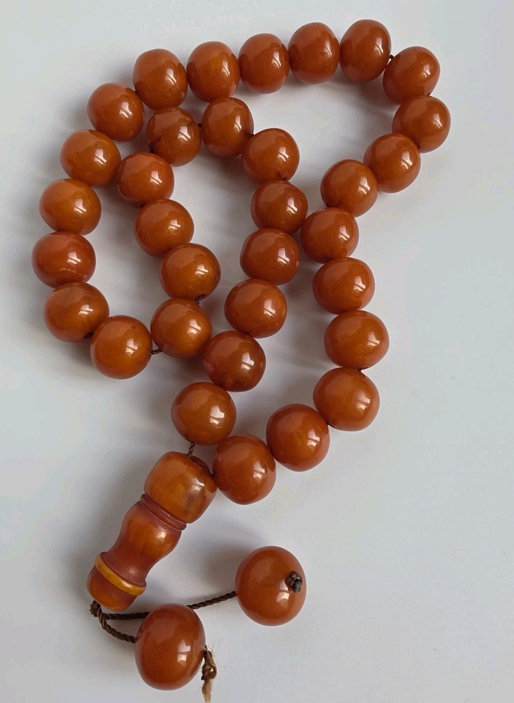 Vintage Islamic Prayer Beads 33 Misbaha Tesbih 107g Large Beads
