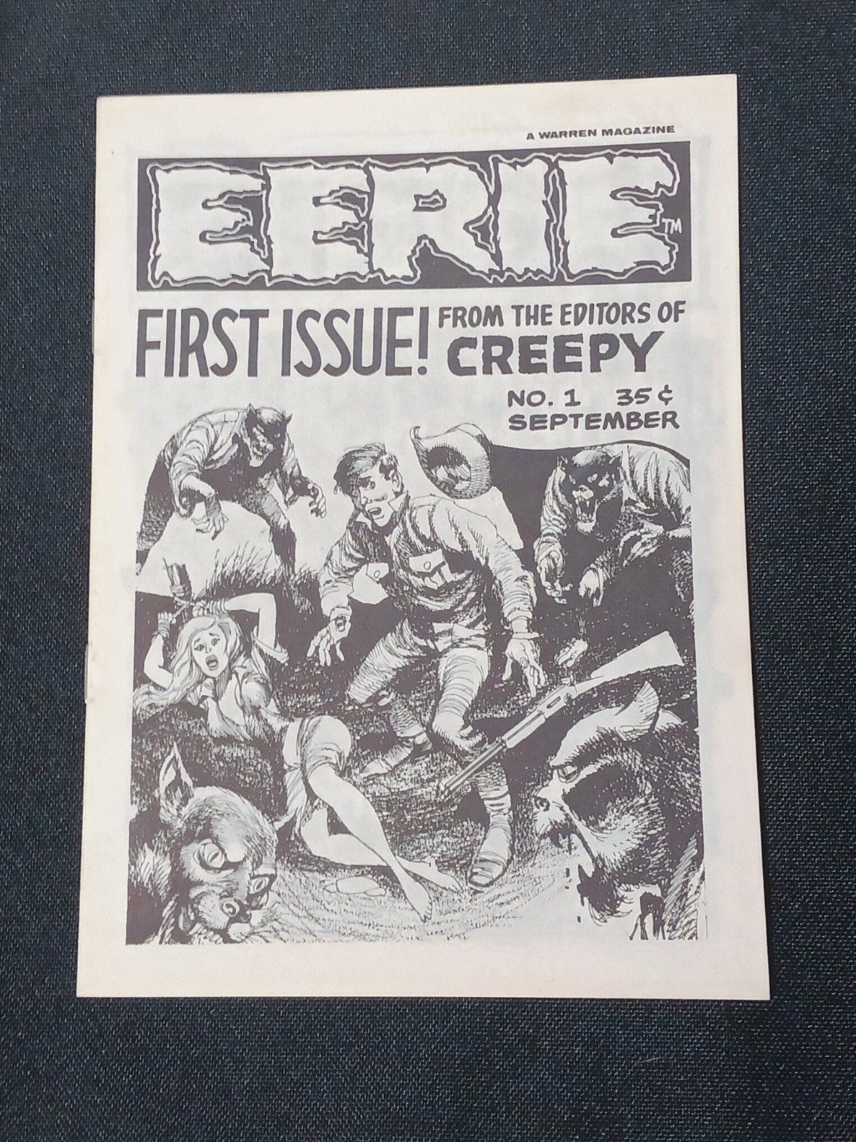 Eerie Magazine #1 1st Printing Warren Publishing Rare, Near Mint, EUC