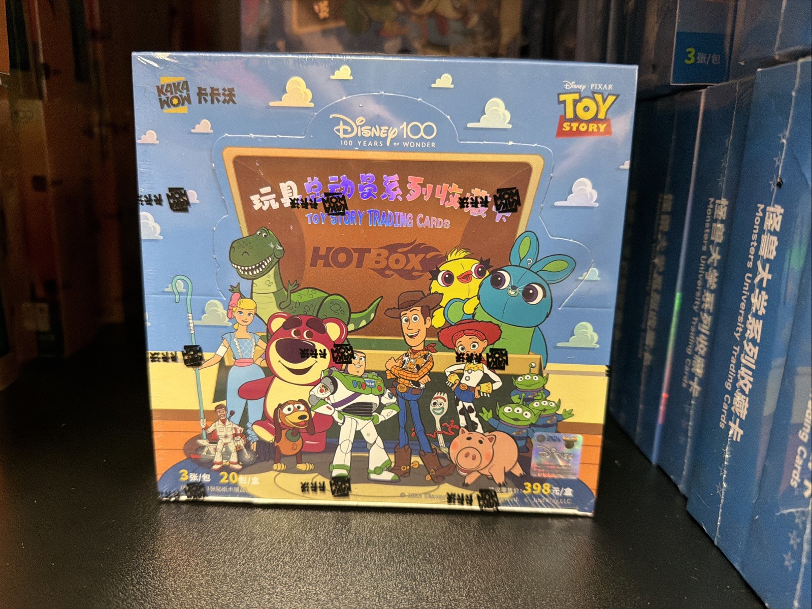 (US SELLER) 2023 Kakawow Disney 100 Hotbox Toy Story trading cards Sealed