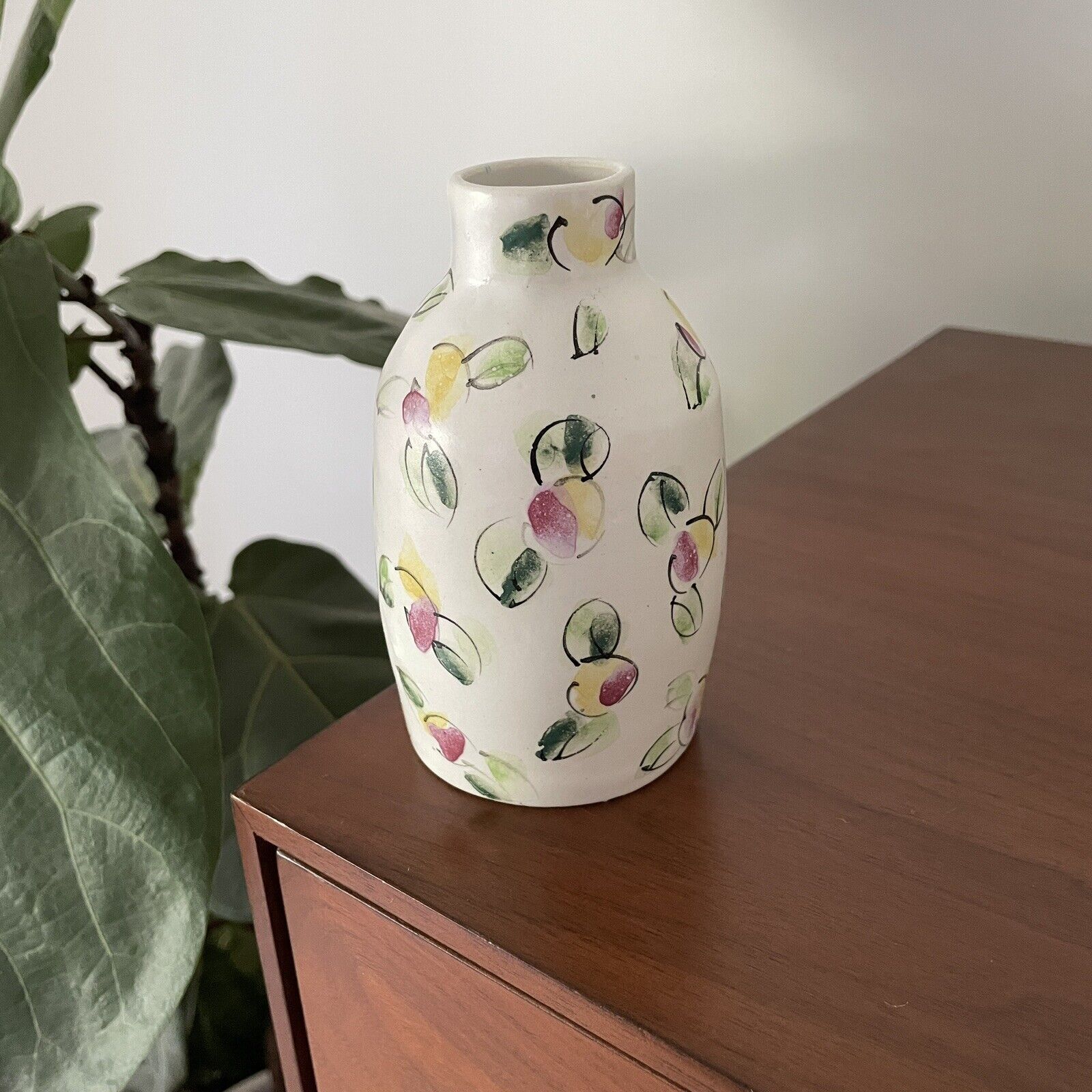 Adorable Handpainted Flower Vase