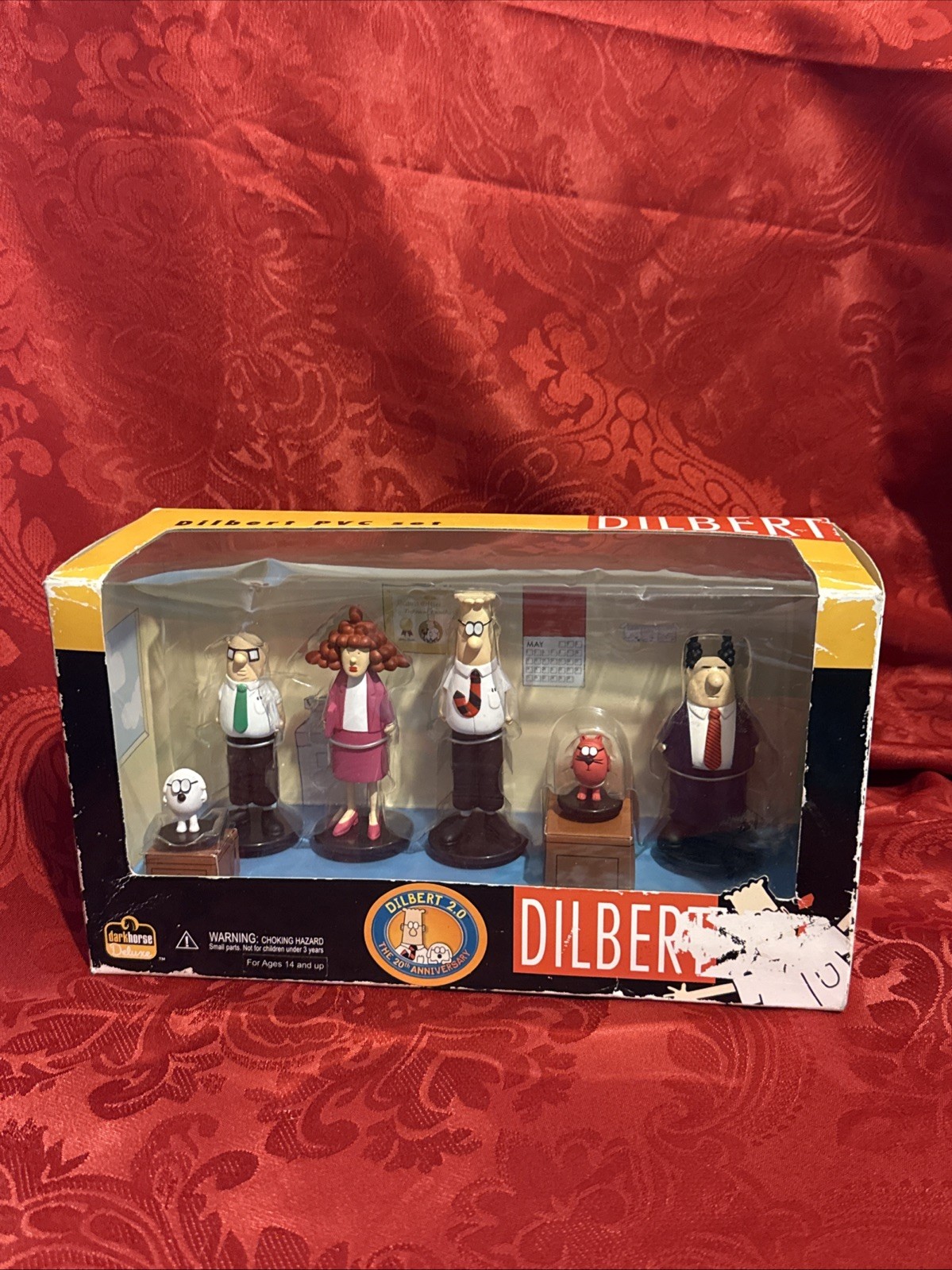 Dilbert 2.0 20th Anniversary Collectible PVC 6 Figures Dark Horse 2008 Open Box