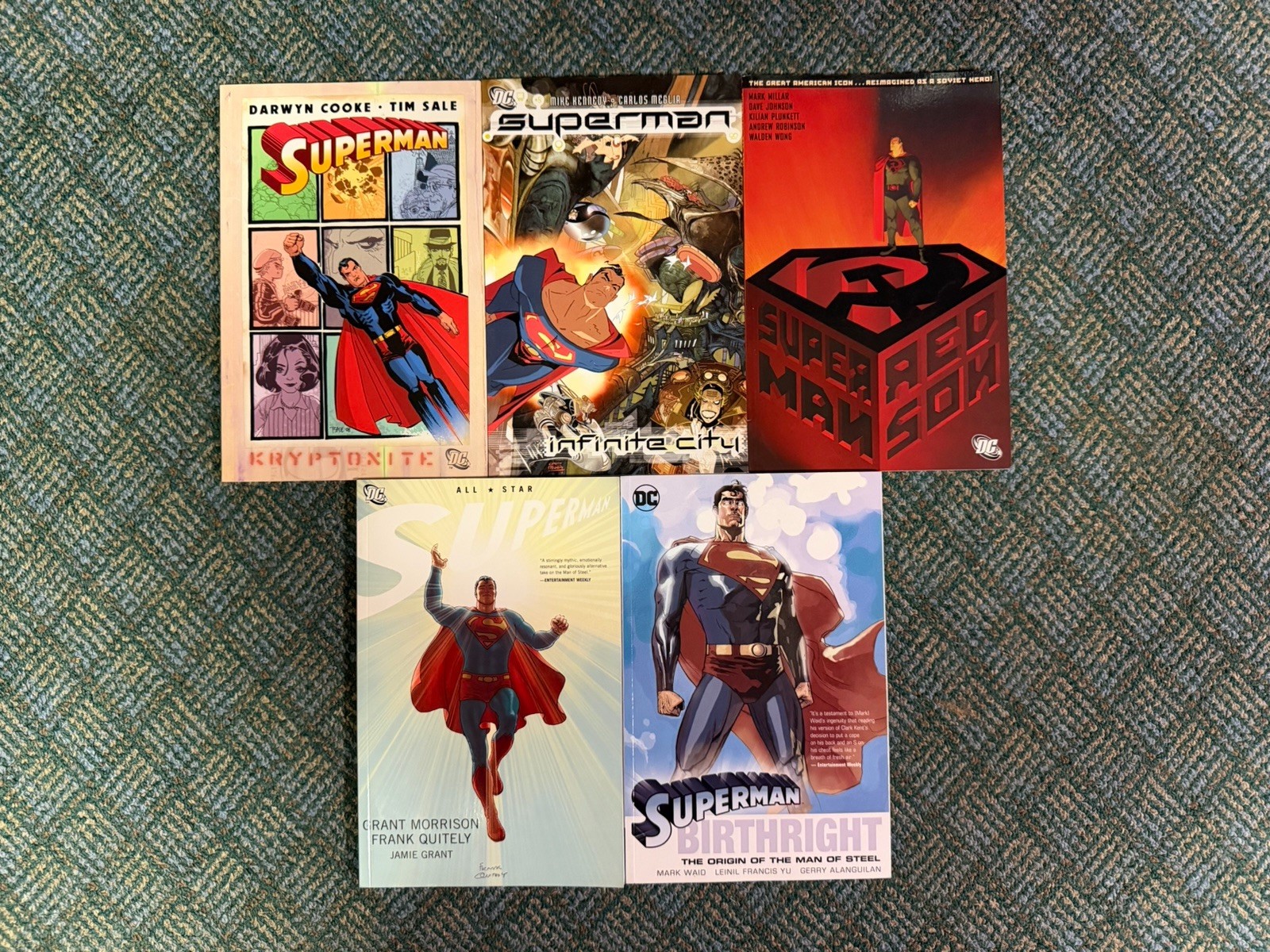 Superman 5 Book Lot Red Son Birthright Tpb