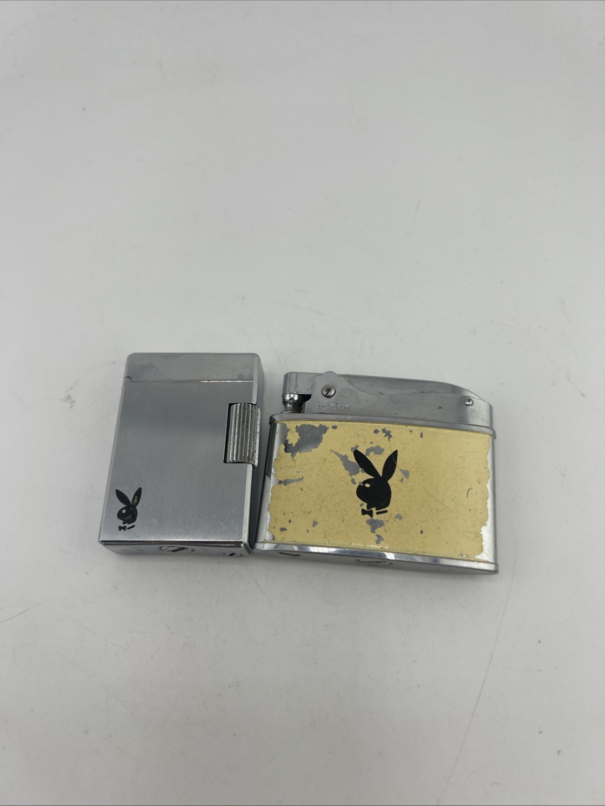 Vintage Playboy Bunny Logo Cigarette Lighters Need New Flints