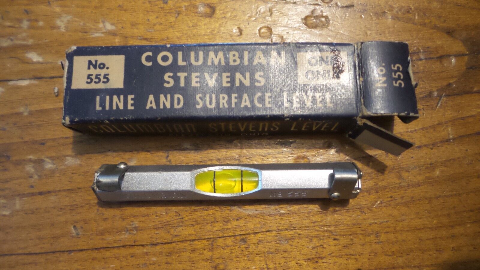 Vintage Columbian Stevens Line & Surface LEVEL #555