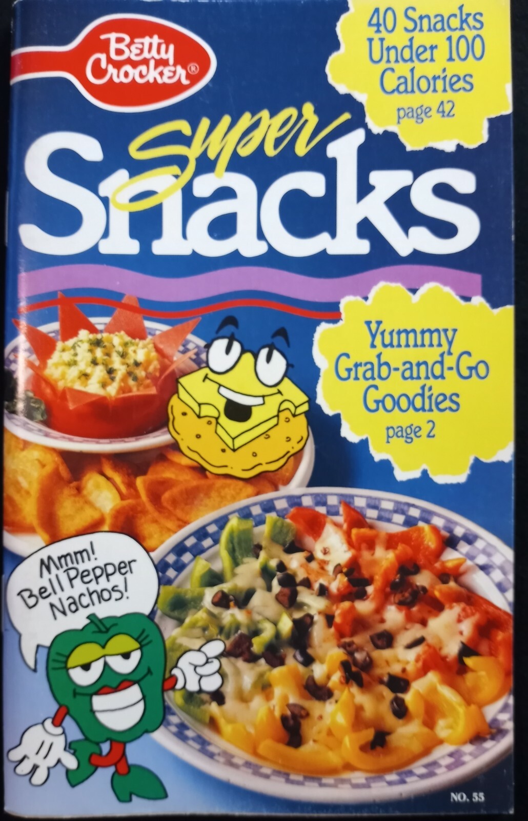 Betty Crocker Recipe Book Booklet Super Snacks Under 100 Calories 1991