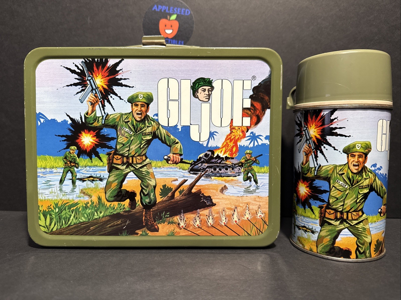 1967 Vintage GI Joe Lunchbox With Thermos Excellent Condition 🤩