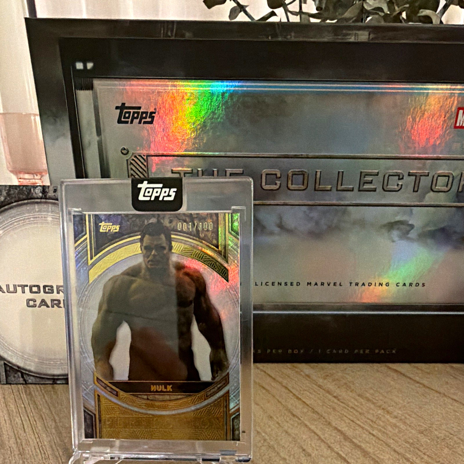 Topps The Collector Marvel Avengers: Endgame Hulk #82 Serial Numbered 1/100 Topps The Collector Marvel Avengers: Endgame Hulk #82 Serial Numbered 1/100