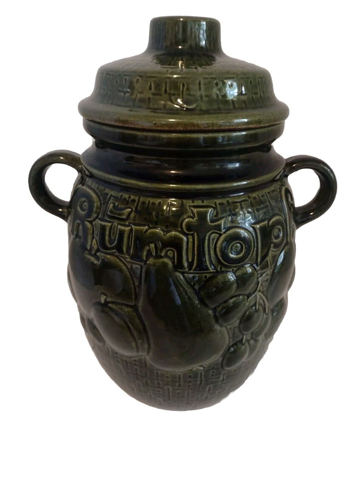Scheurich-keramik W-Germany #820-28 Huge Ceramic Glazed Fruit Jar
