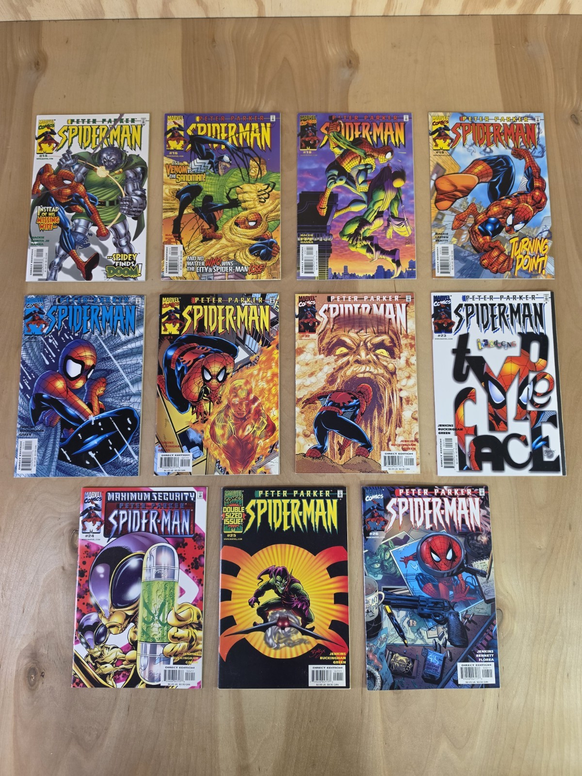 Peter Parker Spider-Man Lot 15,16,18,19,20,21,22,23,24,25,26