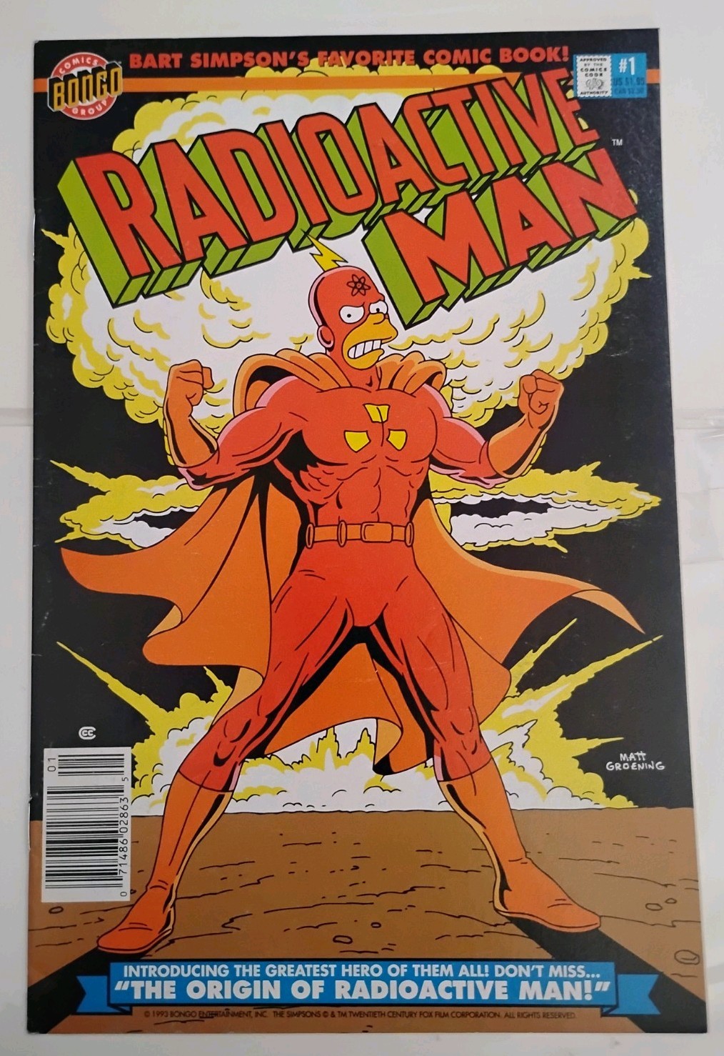 BONGO Comics - RADIOACTIVE MAN # 1 (1995) 