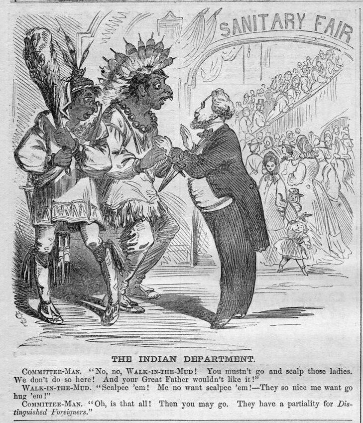 INDIAN DEPARTMENT, METROPOLITAN SANITARY FAIR, INDIANS
