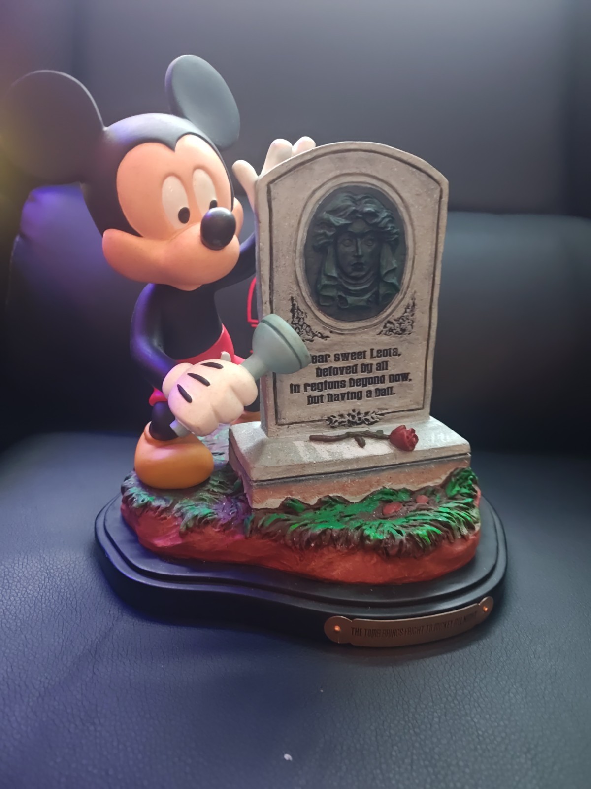 VTG Y2K Disney 999 Happy Haunts MICKEY Grave Figurine LE Haunted Mansion (READ) VTG Y2K Disney 999 Happy Haunts MICKEY Grave Figurine LE Haunted Mansion (READ)