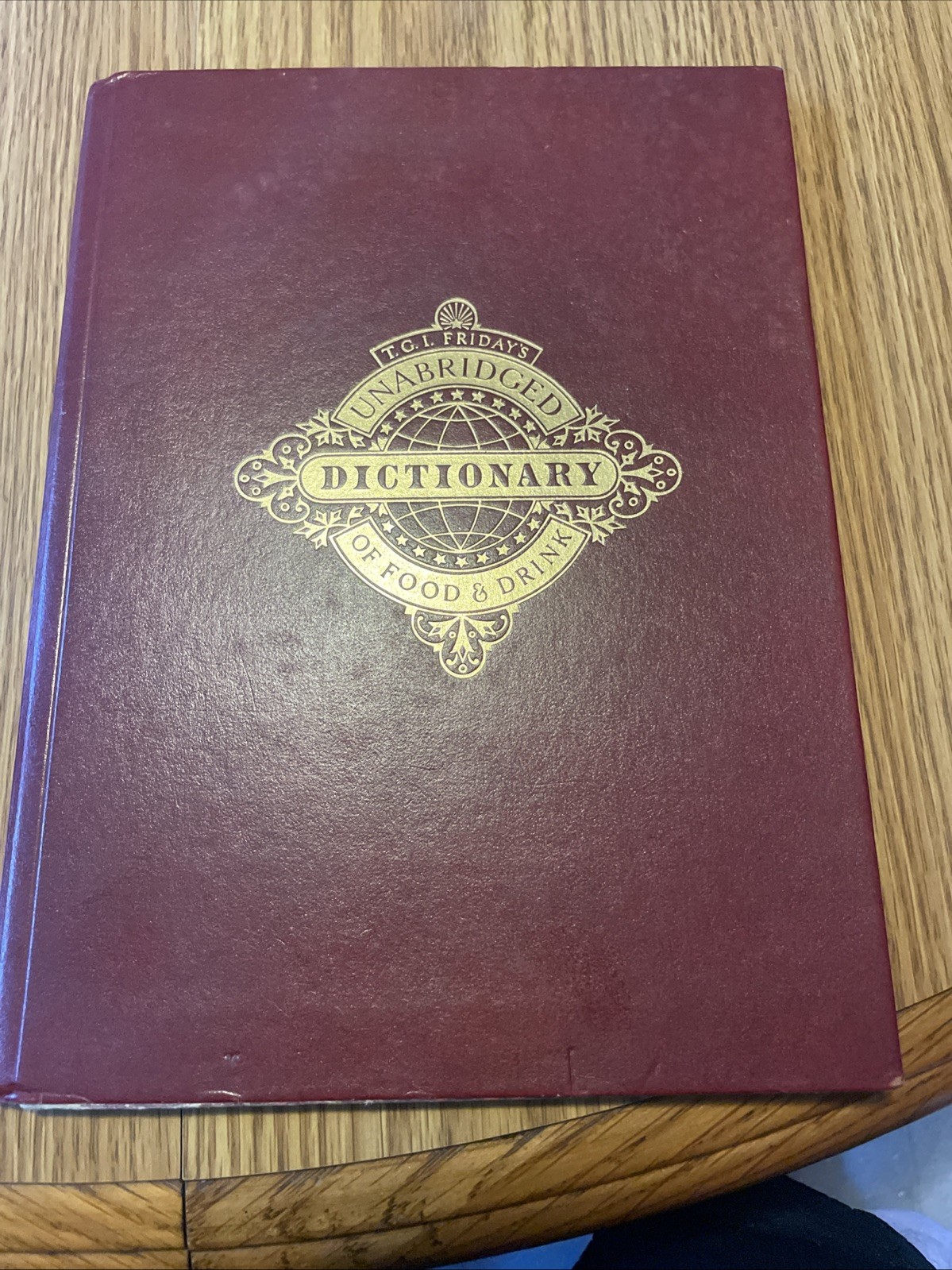 T G I FRIDAYS MENU~Unabridged Dictionary of Food & Drink 1981