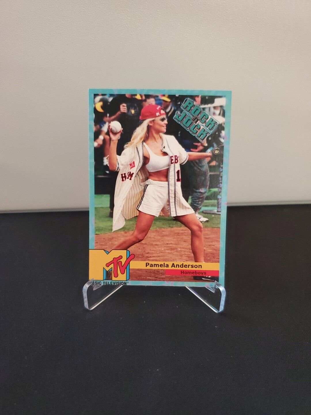 CUSTOM MTV Rock n Jock Softball Pamela Anderson Trading Card 2018 #28