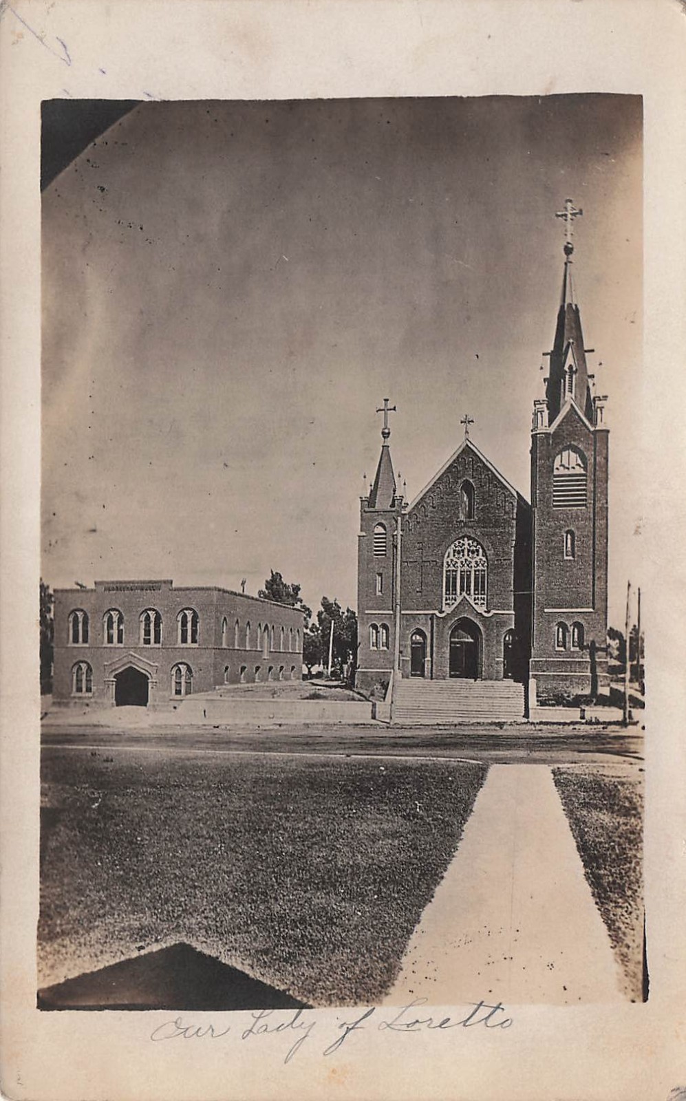 Our Lady of Loreto Church Los Angeles CA S Cliff Artist RPPC Photo Postcard I38