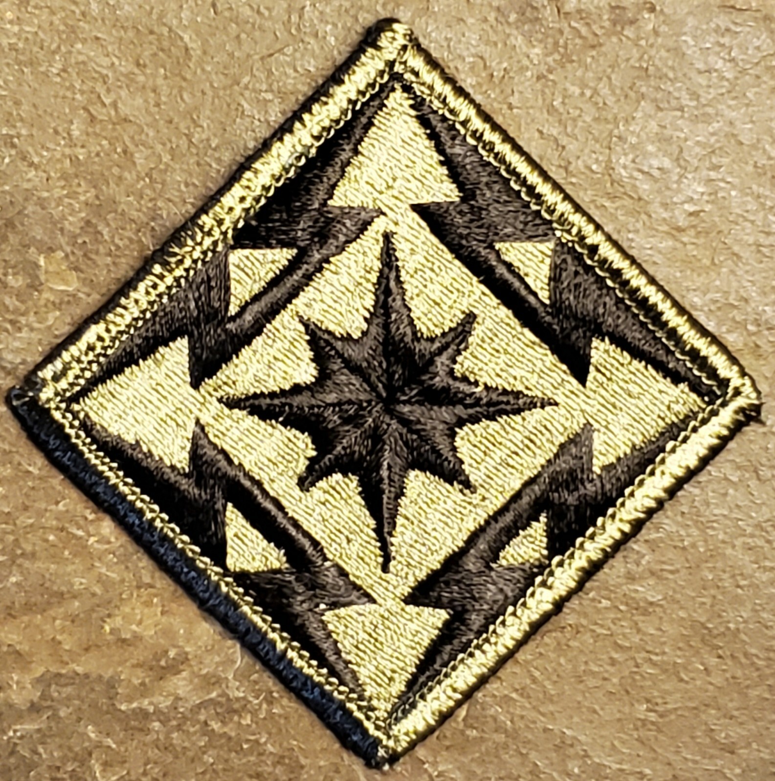 US ARMY BROADCASTING SERVICE COMMAND PATCH SUBDUED BDU VTG ORIGINAL MILITARY 