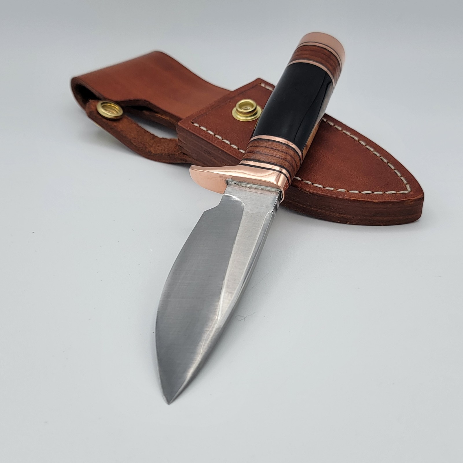 Rue Knives USA Randall Model 26 Replica Buffalo Copper Leather 4 Rue Knives USA Randall Model 26 Replica Buffalo Copper Leather 4
