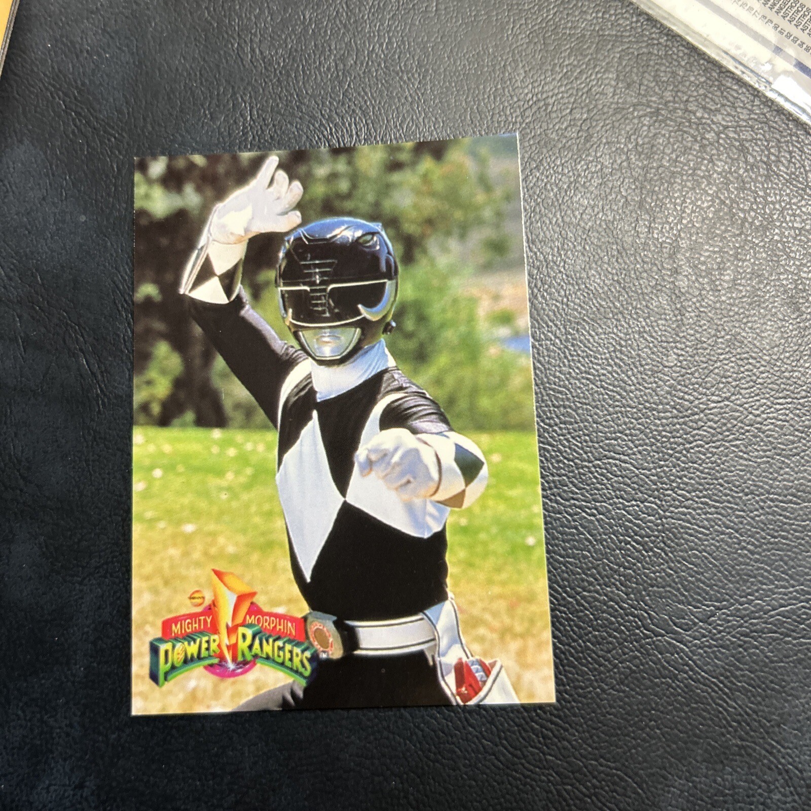 Jb24 Mighty Morphin Power Rangers 1994 The New Season #50 Black Ranger On Guard