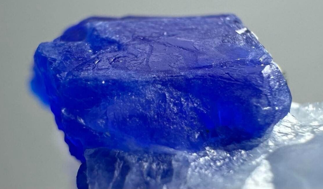 66 Carat UNUSUAL Top Blue Hauyne Crystals On Matrix With Pyrites From @Afg