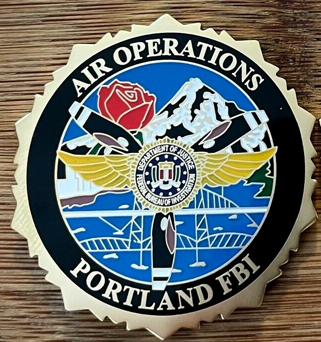 FBI - Portland Field Office - AIROPS FirstGEN FC SUPER RARE Challenge coin