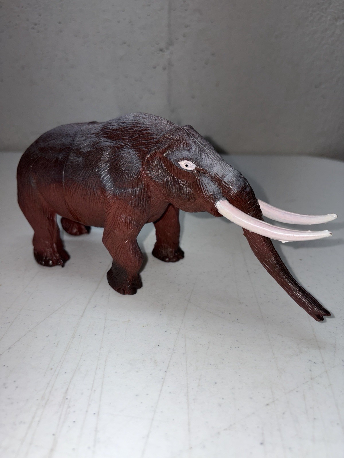 Vintage 1989 Imperial Toys Prehistoric Woolly Mammoth Rubberized Plastic Figure