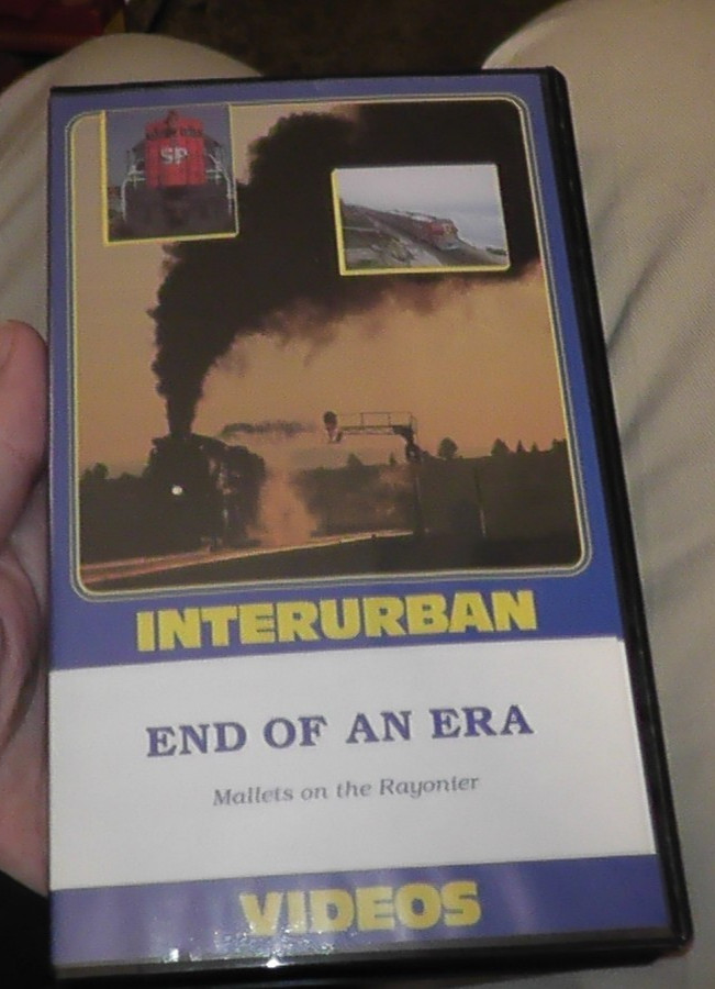 vhs cassette tape interurban end of an era mallets rayonier trains locomotives vhs cassette tape interurban end of an era mallets rayonier trains locomotives