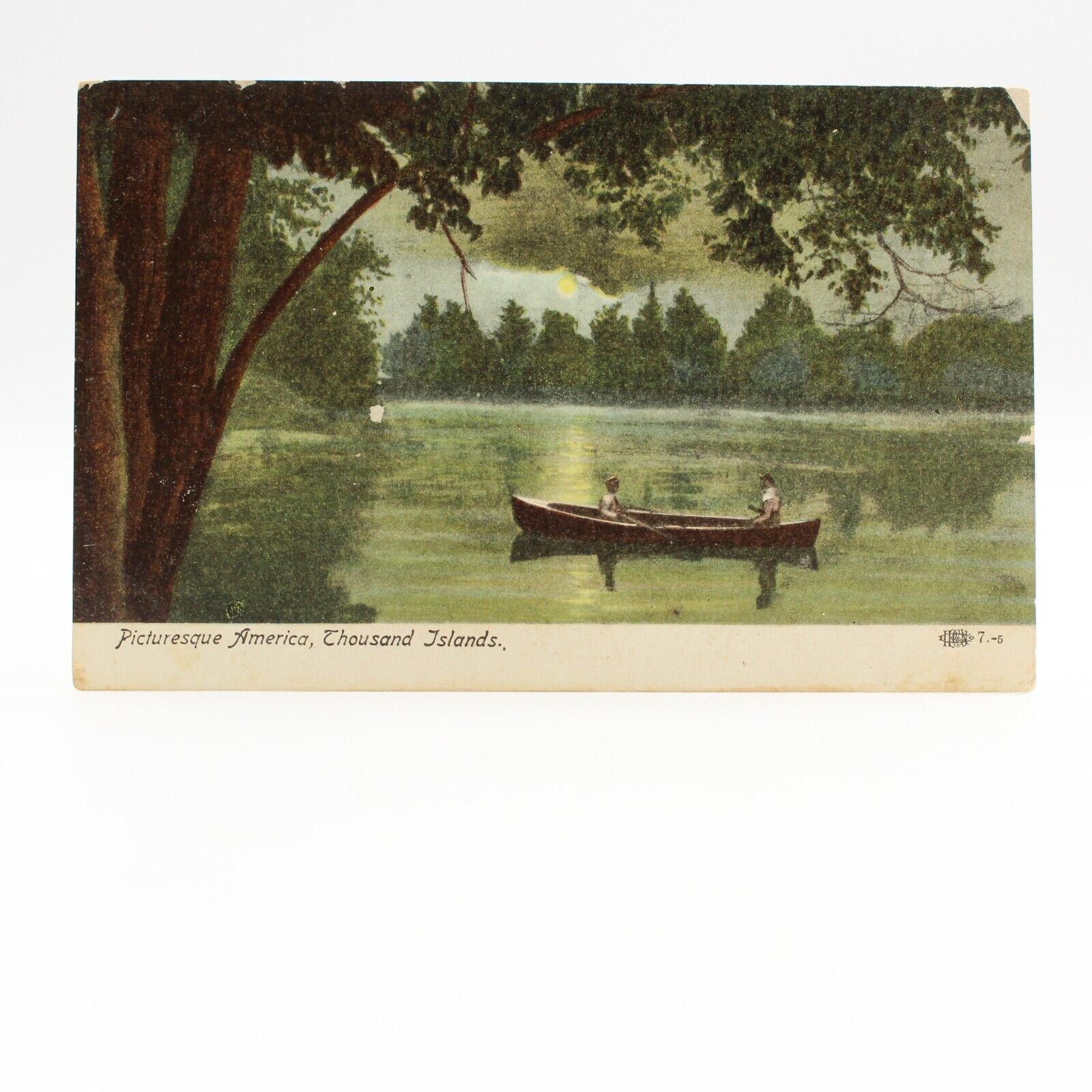 Picturesque America, Thousand Islands, New York Posted Divided Back Postcard