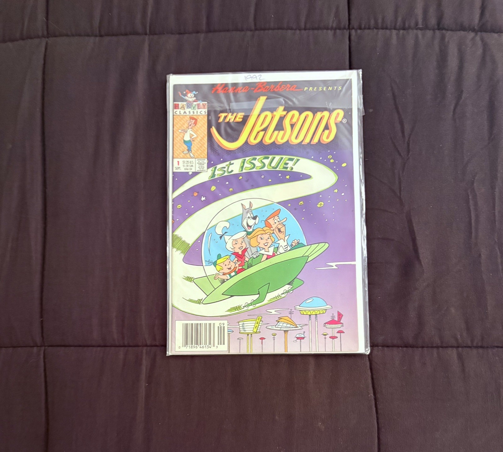1992 The Jetsons #1 NM/MT Vintage Harvey Comics Bagged & Boarded Hanna Barbara