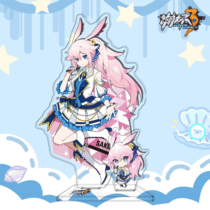 Honkai Impact 3 Standing Sign 16cm Decoration Indicative Board Display Model