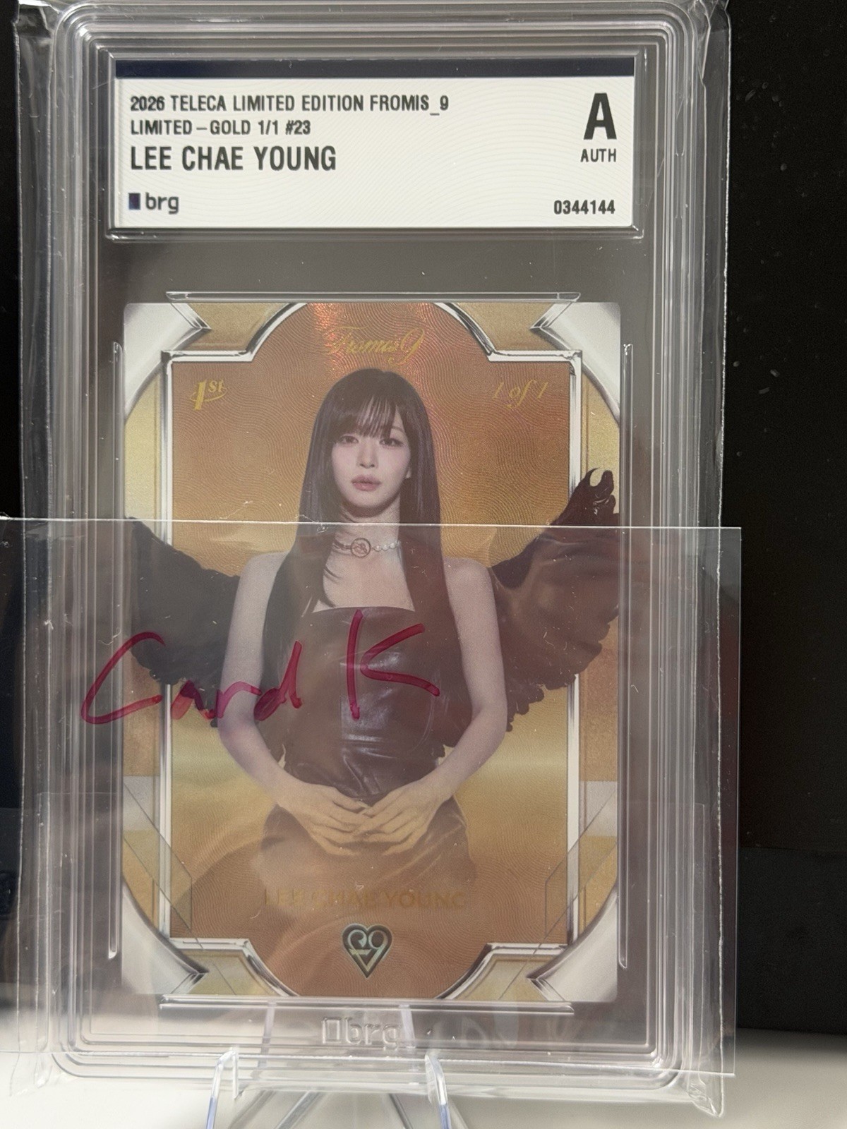2026 Teleca Fromise_9 Lee Chae Young Gold 1/1 Masterpiece