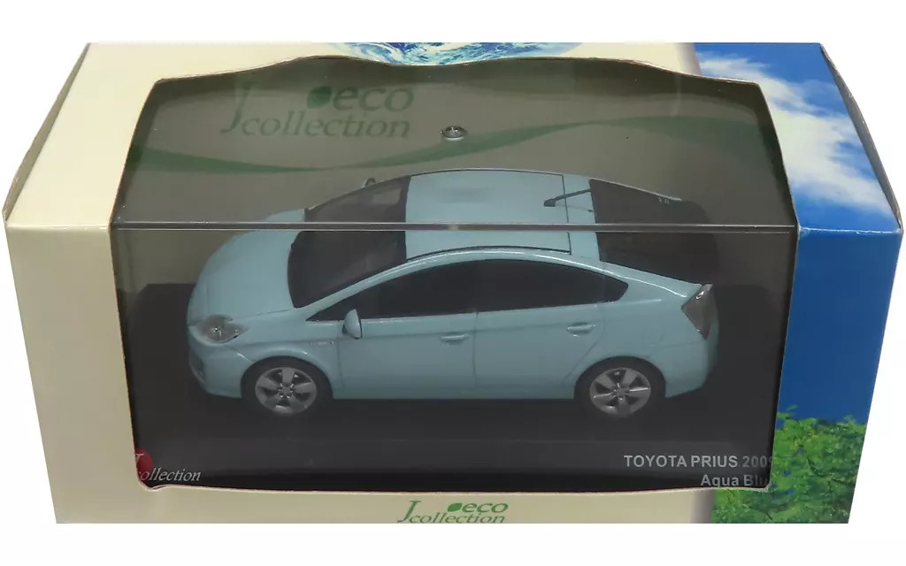 1/43 TOYOTA PRIUS 2009 Aqua Blue Metallic Diecast