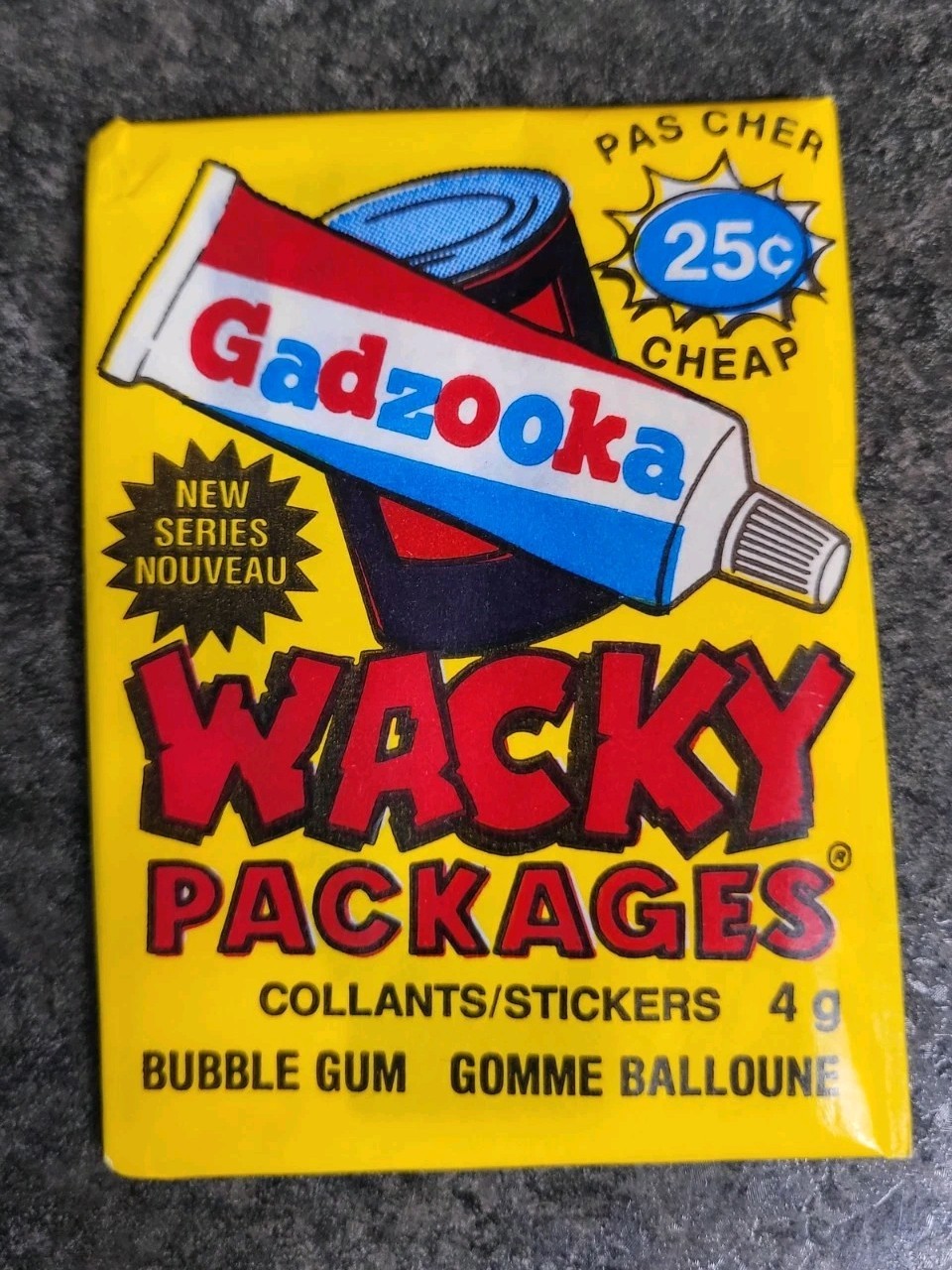 1988 O-Pee-Chee OPC Wacky Packages Wax Pack Ring Pop Offer FACTORY SEALED 