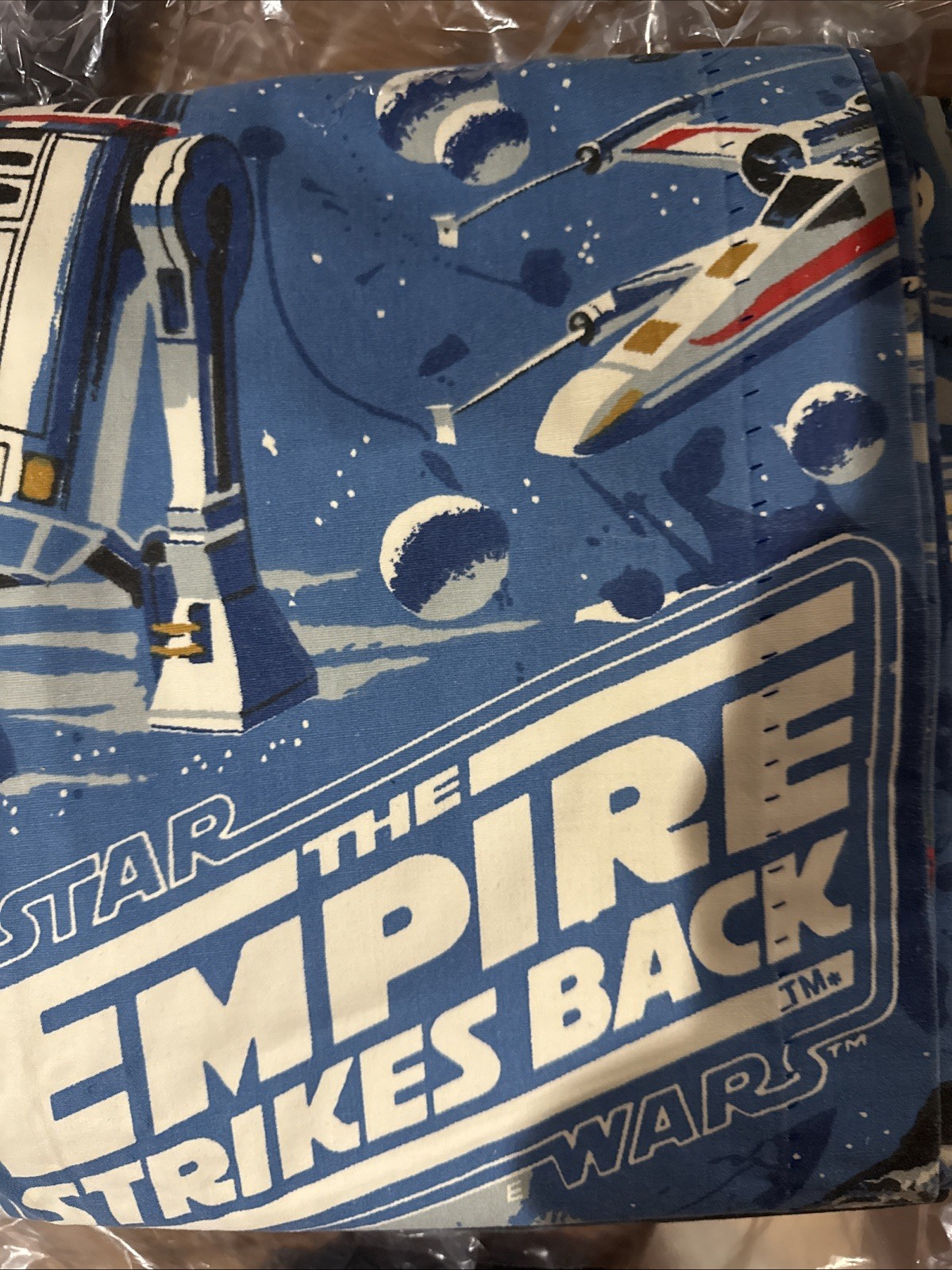 2 Vintage 1979 JC Penny Star Wars ESB  Pleated Curtain Panels  39X80” RARE