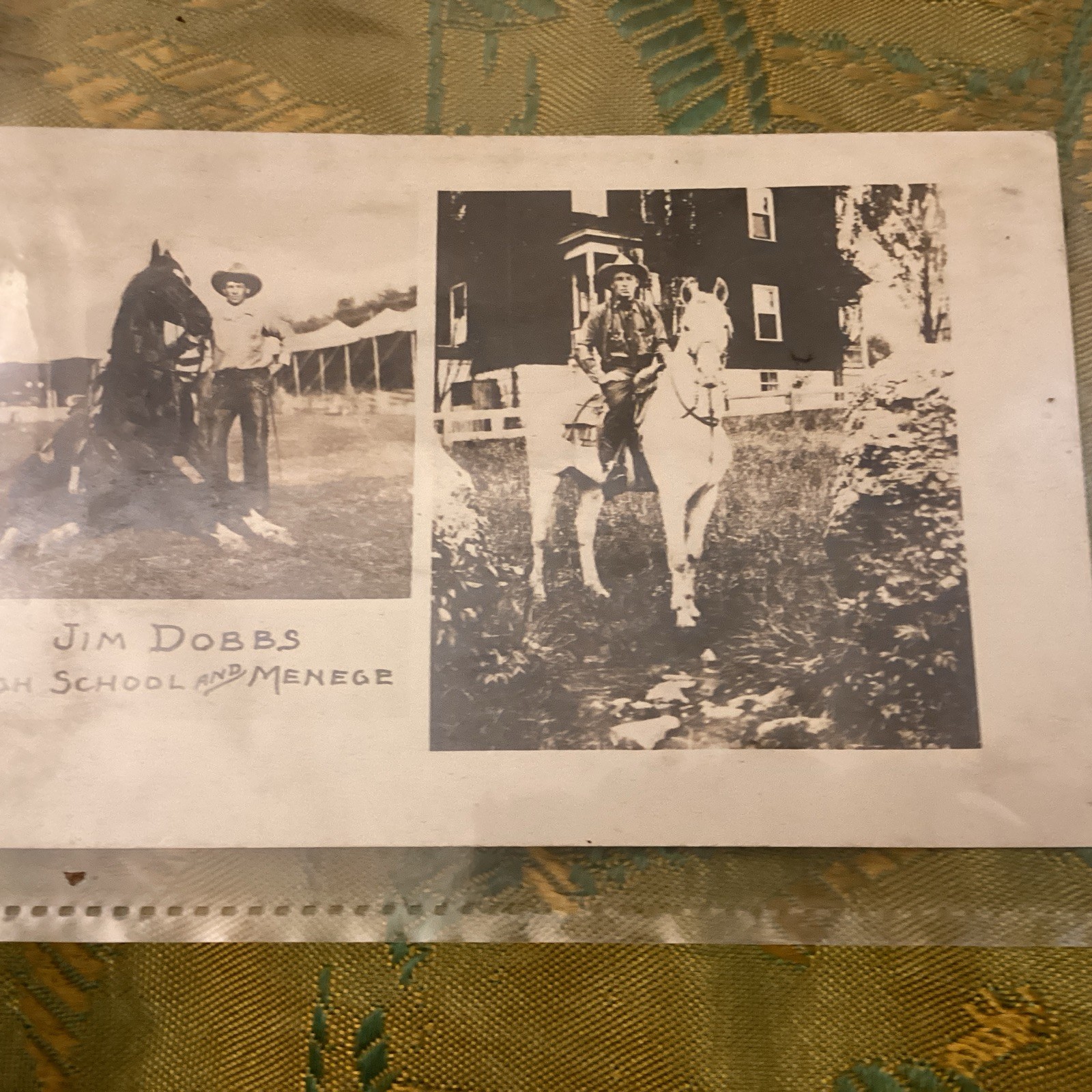 Jim Dobbs-Billy The Kid Friend RPPC 1915