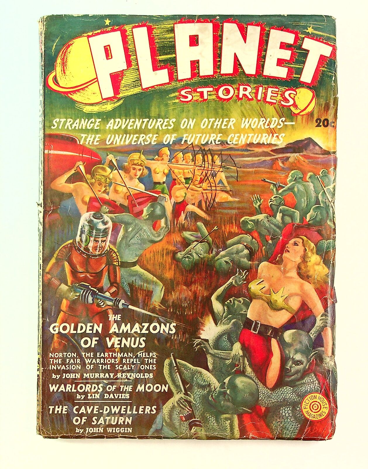 Planet Stories Pulp Nov 1939 Vol. 1 #1 VG