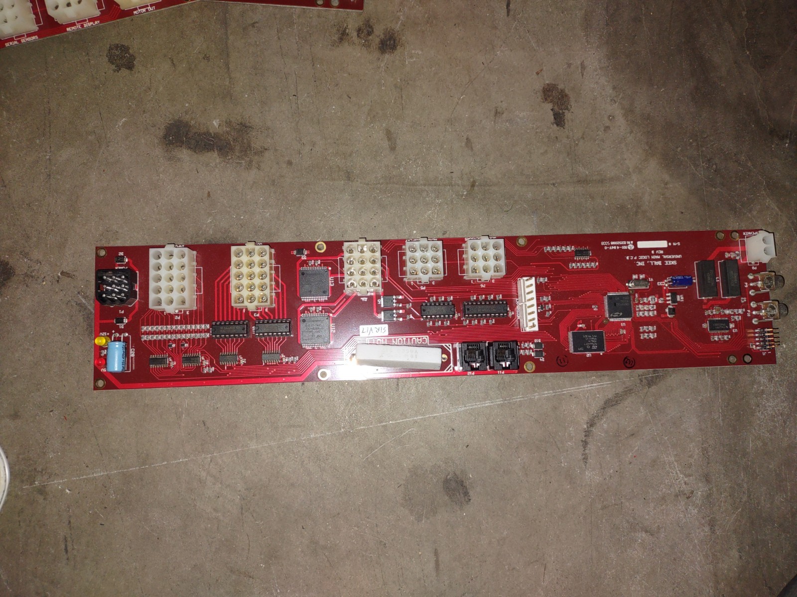 skeeball strike it rich arcade redemption main pcb working #100