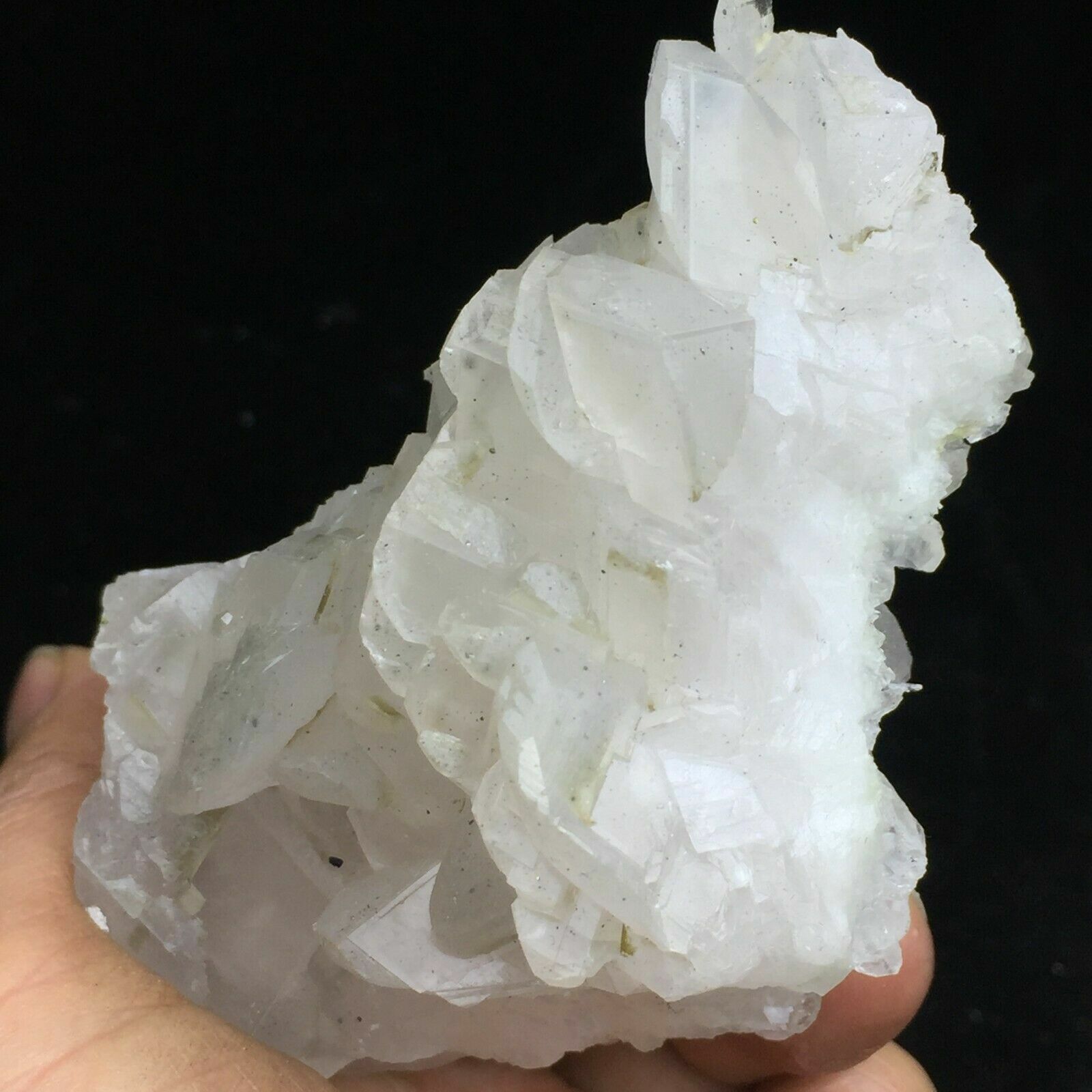 250g Natural Rare White Fluorescent Calcite - Hunan, China