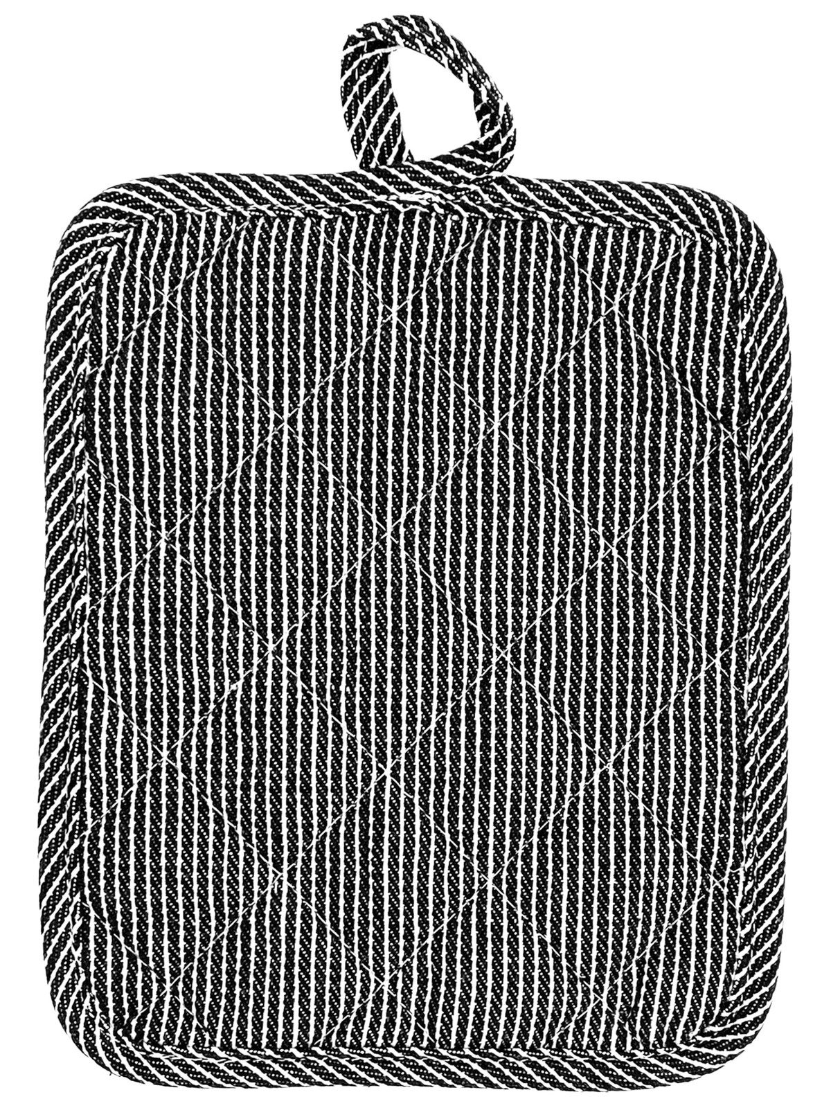 American Linen 8-Pack Heat Resistant Pot Holders & Hot Pads 4 Pack, Black