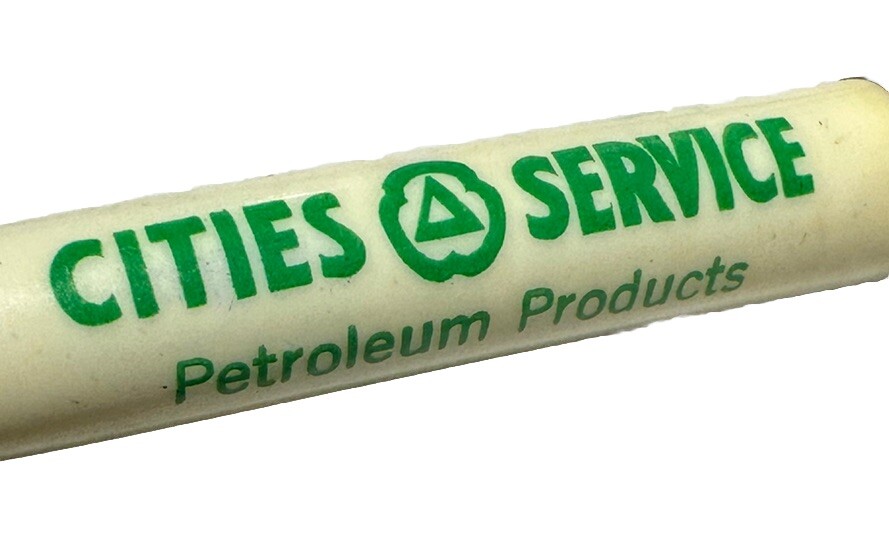 Vintage Guymon Oklahoma Shorty Cities Service Petroleum Gas Station Oil Fuel Pen