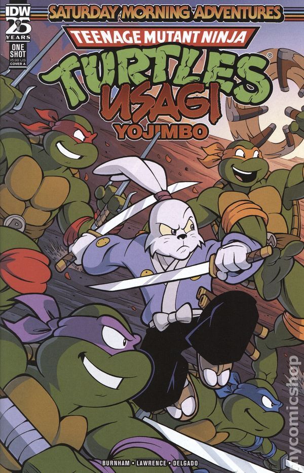 Teenage Mutant Ninja Turtles Usagi Yojimbo Saturday Morning Adventures 1A 