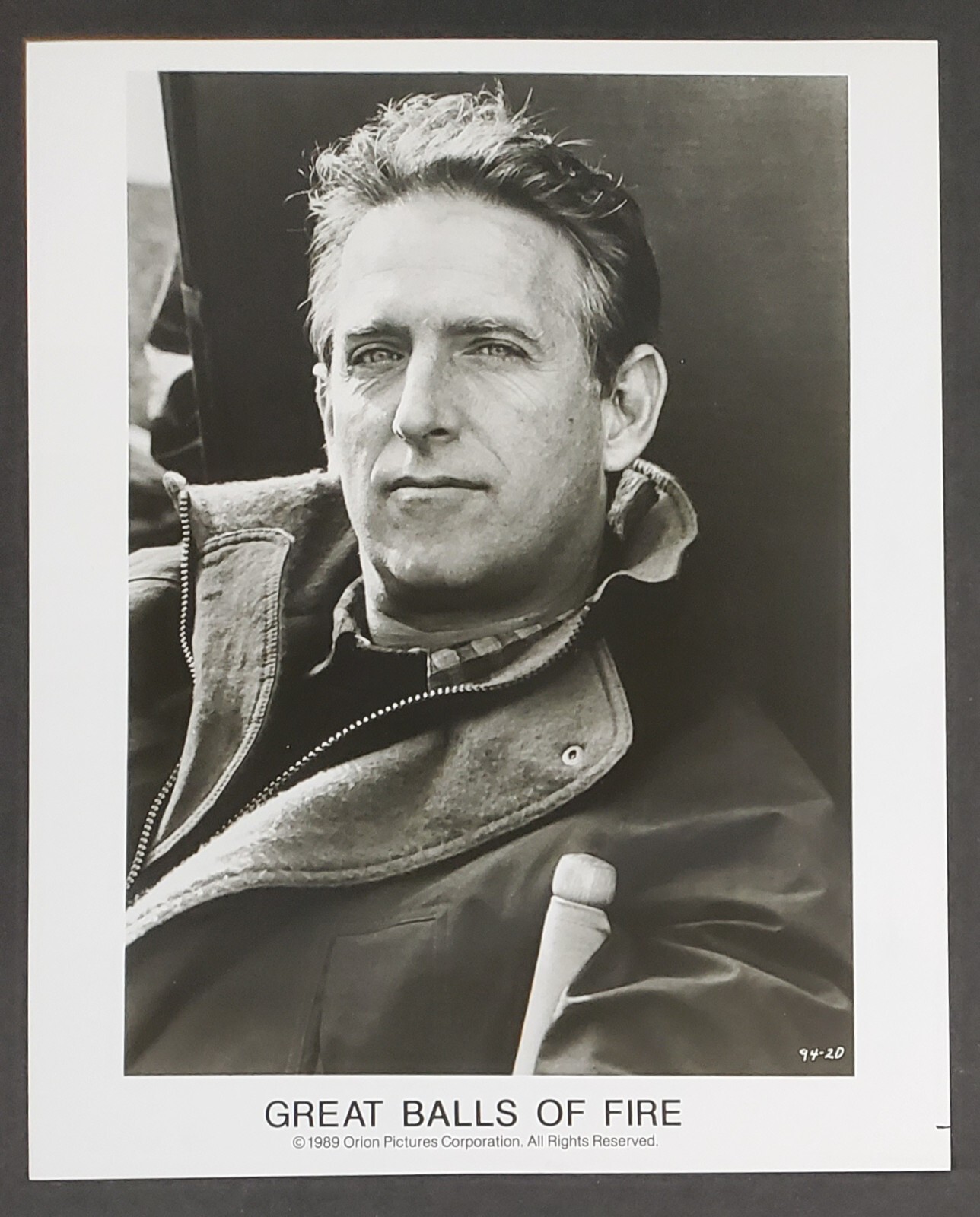 1989 Jim McBride Movie Director Great Balls Fire Jerry Lee Lewis Vtg Press Photo