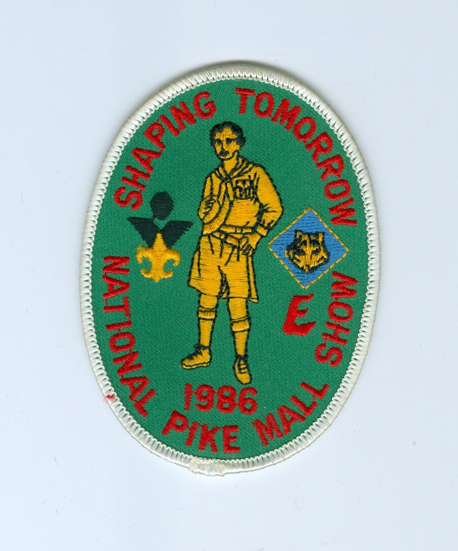 Baltimore Area  Council 1986 National Pike Mall Show Shaping Tomorrow patch