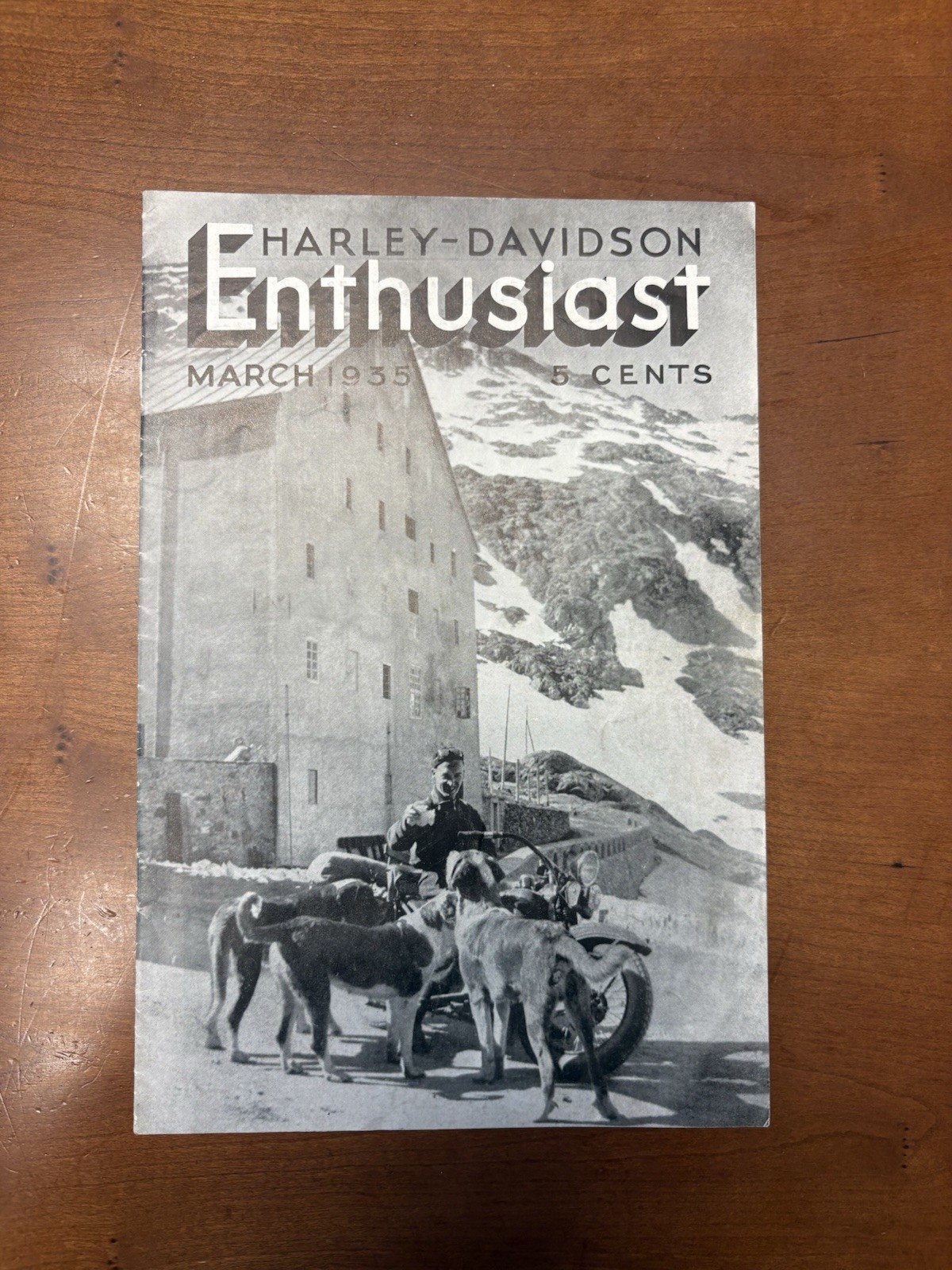 ORIGINAL 1935 HARLEY-DAVIDSON ENTHUSIAST MAGAZINE COLLECTION — 3 ISSUES