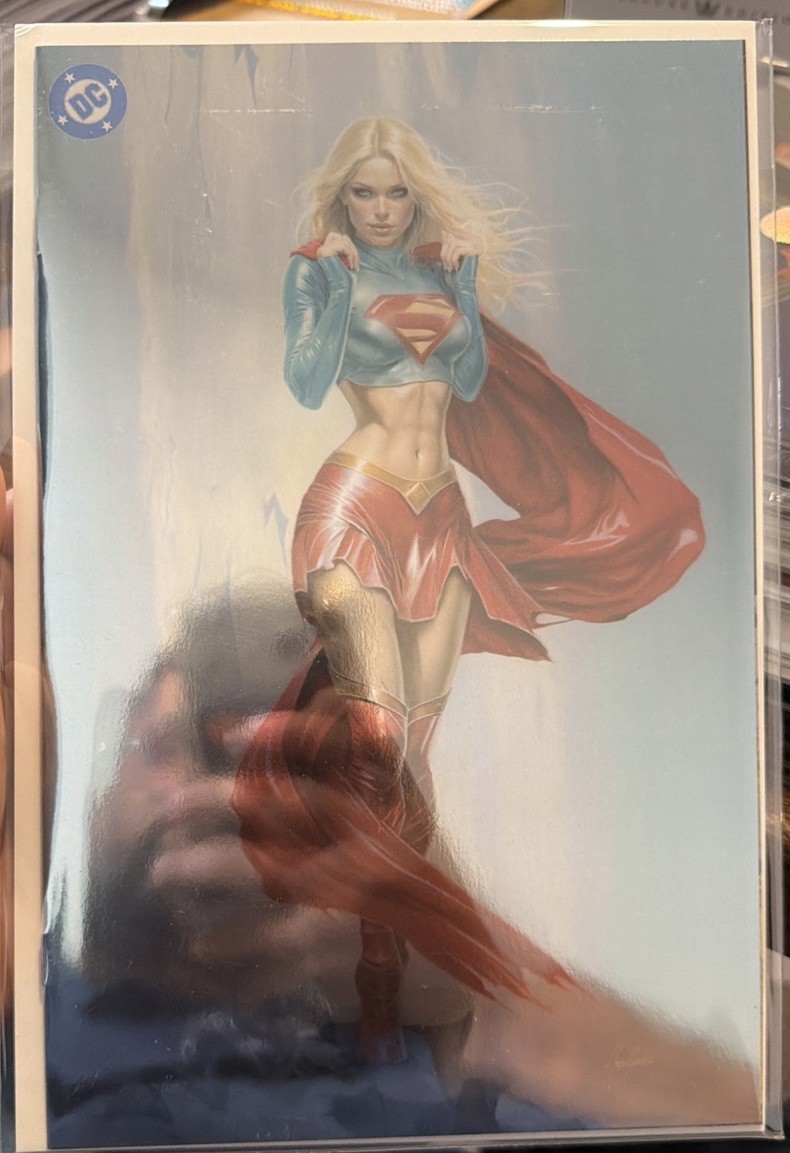 🔥Supergirl #1 Natali Sanders Exclusive MegaCon Foil Virgin Variant ltd 500 NM+