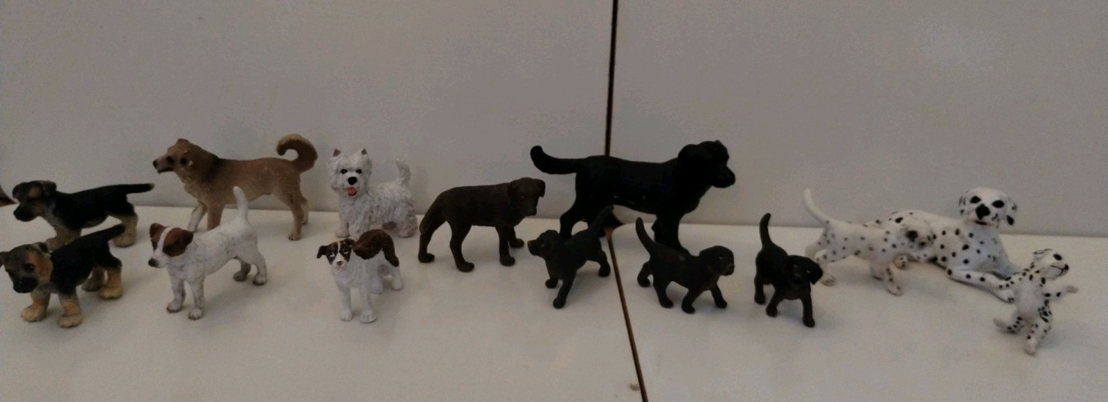 Large Set Schleich Vintage Retired 14 Dogs 
