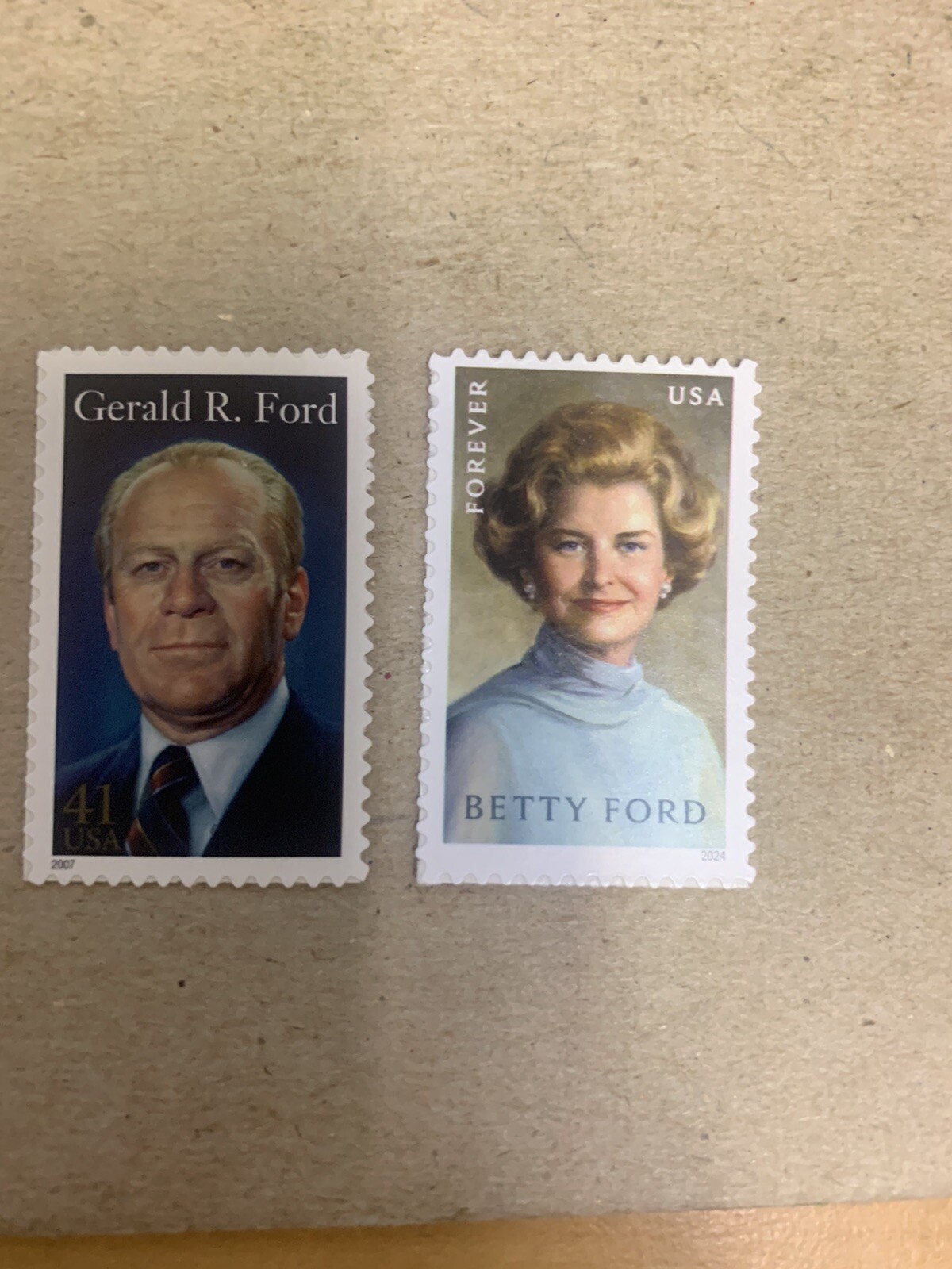 US Postage #4199 PRESIDENT GERALD FORD & # 5852 BETTY FORD MNH Stamps 