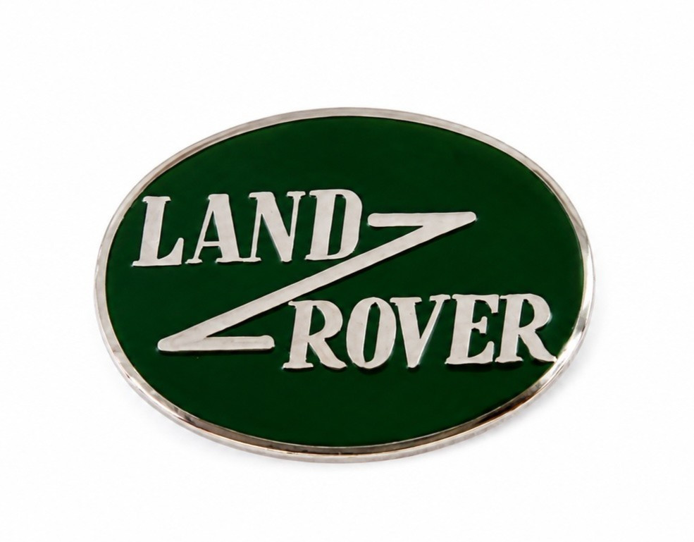 Vintage Land Rover Green Enamel Lapel Pin