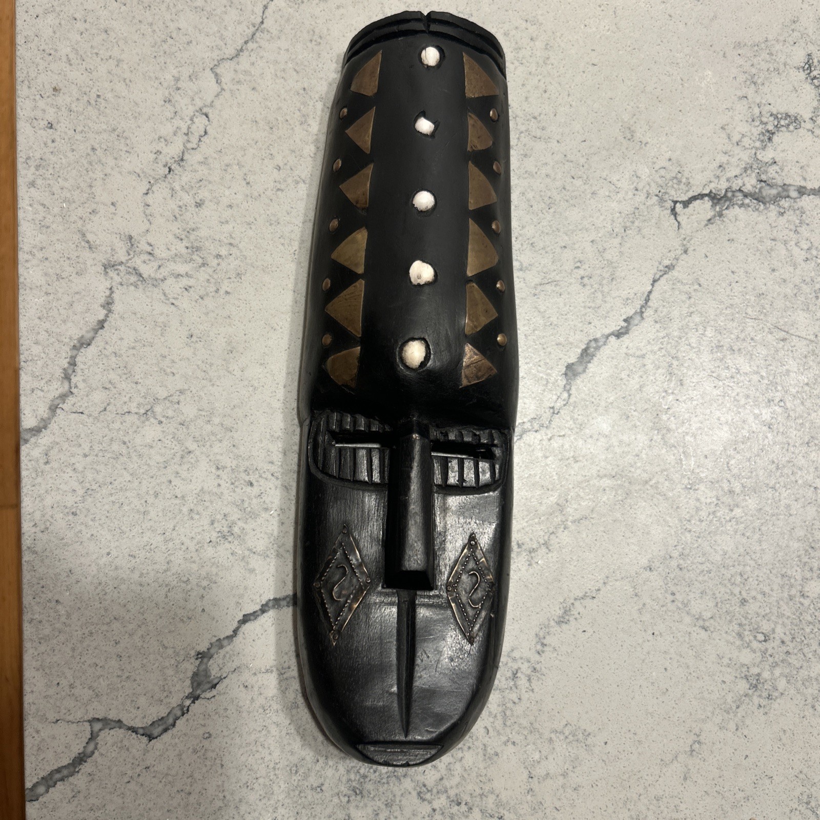 Handcrafted African Tribal Wooden Mask Wall Decor